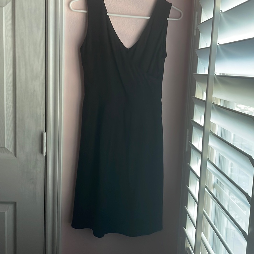 Women’s small v cut black dress